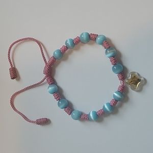 Blessed Virgin Mary and Baby Jesus Adjustable Bracelet